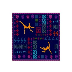 A Colorful Modern Illustration For Lovers Satin Bandana Scarf by Simbadda