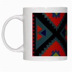 Abstract A Colorful Modern Illustration White Mugs by Simbadda