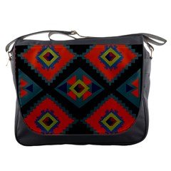 Abstract A Colorful Modern Illustration Messenger Bags by Simbadda