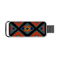 Abstract A Colorful Modern Illustration Portable Usb Flash (two Sides) by Simbadda