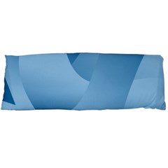 Abstract Blue Background Swirls Body Pillow Case (dakimakura) by Simbadda