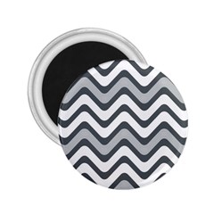 Shades Of Grey And White Wavy Lines Background Wallpaper 2 25  Magnets by Simbadda