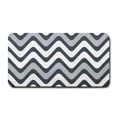 Shades Of Grey And White Wavy Lines Background Wallpaper Medium Bar Mats by Simbadda