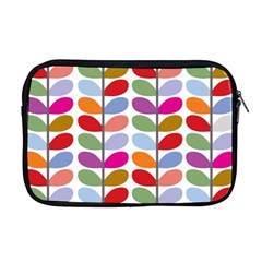 Colorful Bright Leaf Pattern Background Apple Macbook Pro 17  Zipper Case