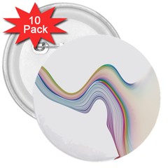 Abstract Ribbon Background 3  Buttons (10 Pack)  by Simbadda