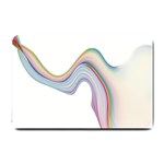 Abstract Ribbon Background Small Doormat  24 x16  Door Mat