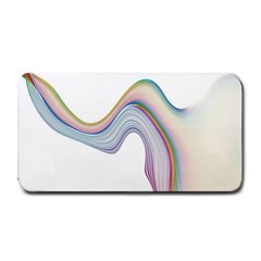 Abstract Ribbon Background Medium Bar Mats by Simbadda