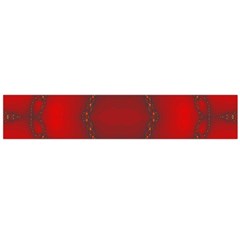 Impressive Red Fractal Flano Scarf (large) by Simbadda