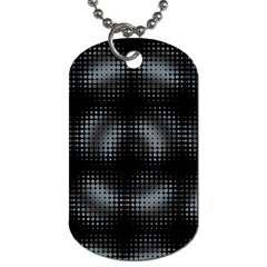 Circular Abstract Blend Wallpaper Design Dog Tag (one Side) by Simbadda