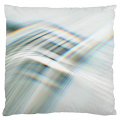 Business Background Abstract Large Flano Cushion Case (one Side) by Simbadda