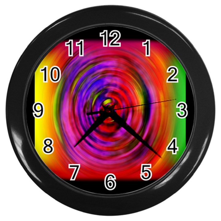 Colors Of My Life Wall Clocks (Black)