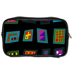 Abstract A Colorful Modern Illustration Toiletries Bags 2-side by Simbadda