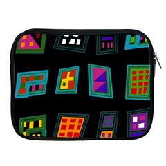 Abstract A Colorful Modern Illustration Apple Ipad 2/3/4 Zipper Cases by Simbadda