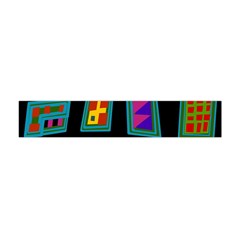 Abstract A Colorful Modern Illustration Flano Scarf (mini) by Simbadda