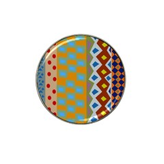 Abstract A Colorful Modern Illustration Hat Clip Ball Marker (10 Pack) by Simbadda