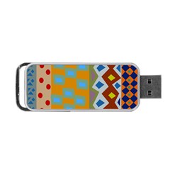 Abstract A Colorful Modern Illustration Portable Usb Flash (two Sides) by Simbadda