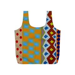 Abstract A Colorful Modern Illustration Full Print Recycle Bags (s)  by Simbadda