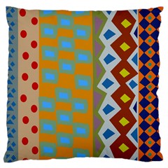 Abstract A Colorful Modern Illustration Standard Flano Cushion Case (one Side) by Simbadda