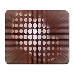 Technical Background With Circles And A Burst Of Color Large Mousepads by Simbadda