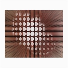 Technical Background With Circles And A Burst Of Color Small Glasses Cloth (2-side) by Simbadda