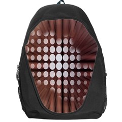 Technical Background With Circles And A Burst Of Color Backpack Bag by Simbadda