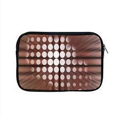 Technical Background With Circles And A Burst Of Color Apple Macbook Pro 15  Zipper Case by Simbadda