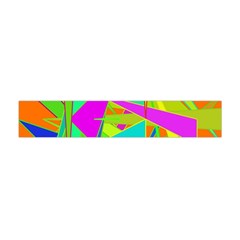 Background With Colorful Triangles Flano Scarf (mini) by Simbadda