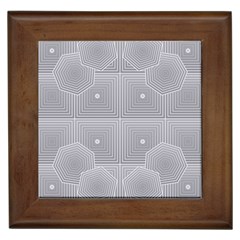 Grid Squares And Rectangles Mirror Images Colors Framed Tiles