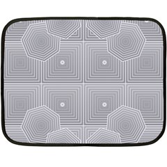 Grid Squares And Rectangles Mirror Images Colors Fleece Blanket (mini) by Simbadda