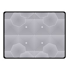 Grid Squares And Rectangles Mirror Images Colors Double Sided Fleece Blanket (small)  by Simbadda