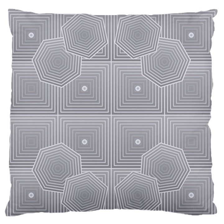 Grid Squares And Rectangles Mirror Images Colors Standard Flano Cushion Case (One Side)