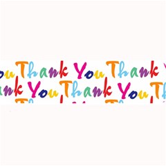 Wallpaper With The Words Thank You In Colorful Letters Large Bar Mats by Simbadda