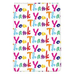 Wallpaper With The Words Thank You In Colorful Letters Flap Covers (l)  by Simbadda