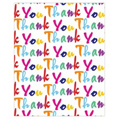 Wallpaper With The Words Thank You In Colorful Letters Drawstring Bag (small) by Simbadda