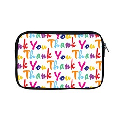 Wallpaper With The Words Thank You In Colorful Letters Apple Macbook Pro 13  Zipper Case by Simbadda