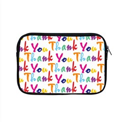 Wallpaper With The Words Thank You In Colorful Letters Apple Macbook Pro 15  Zipper Case by Simbadda