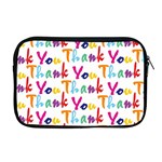 Wallpaper With The Words Thank You In Colorful Letters Apple MacBook Pro 17  Zipper Case Front