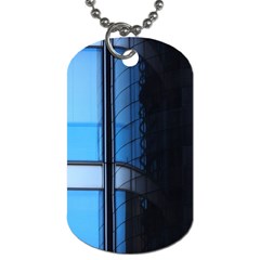 Modern Office Window Architecture Detail Dog Tag (two Sides) by Simbadda