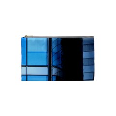 Modern Office Window Architecture Detail Cosmetic Bag (small)  by Simbadda