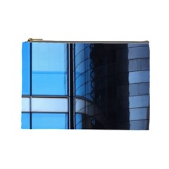 Modern Office Window Architecture Detail Cosmetic Bag (large)  by Simbadda