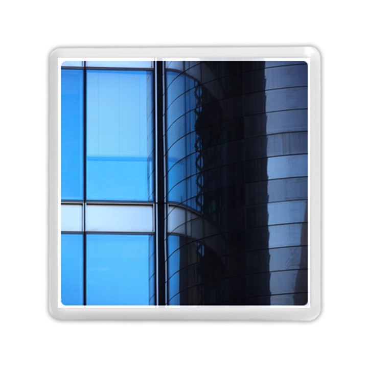 Modern Office Window Architecture Detail Memory Card Reader (Square) 