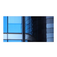 Modern Office Window Architecture Detail Satin Wrap by Simbadda