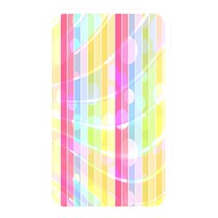 Colorful Abstract Stripes Circles And Waves Wallpaper Background Memory Card Reader by Simbadda