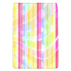 Colorful Abstract Stripes Circles And Waves Wallpaper Background Flap Covers (s)  by Simbadda