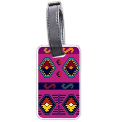 Abstract A Colorful Modern Illustration Luggage Tags (one Side)  by Simbadda