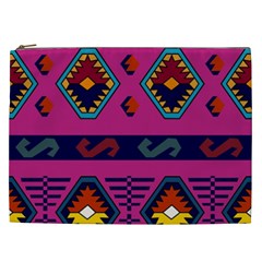 Abstract A Colorful Modern Illustration Cosmetic Bag (xxl)  by Simbadda