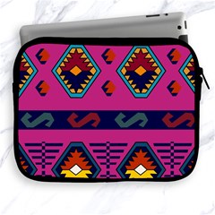 Abstract A Colorful Modern Illustration Apple Ipad 2/3/4 Zipper Cases by Simbadda