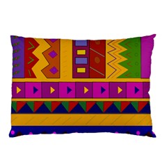 Abstract A Colorful Modern Illustration Pillow Case (two Sides) by Simbadda