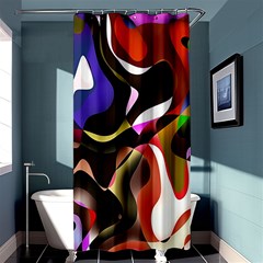 Colourful Abstract Background Design Shower Curtain 36  X 72  (stall)  by Simbadda