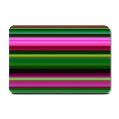 Multi Colored Stripes Background Wallpaper Small Doormat  by Simbadda